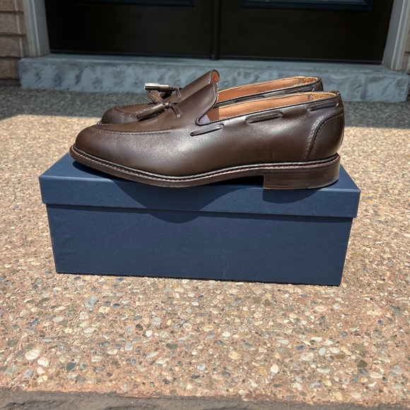 Tricker's Elton Tassel Loafer - Espresso Burnished UK11 - Picture 4 of 11